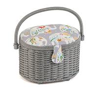 Hobby Gift Sewing Box, Oval, Elephants