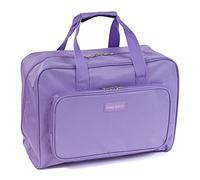 Hobby Gift Sewing Machine Bag Polyester Padded Carrying Bag Extra Accessories Storage, Lilac,47 x 21 x 33cm