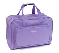 Hobby Gift Sewing Machine Bag - Padded Polyester, Reinforced Handle & Front Pocket - Lilac