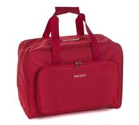 Hobby Gift Sewing Machine Bag Polyester Padded Carrying Bag Extra Accessories Storage, Red, 47 x 21 x 33 cm