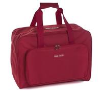 Hobby Gift Sewing Machine Bag Polyester Padded Carrying Bag Extra Accessories Storage, Red, 47 x 21 x 33 cm