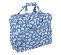 Hobby Gift Sewing Machine Travel Carry Storage Bag, Denim Daisies