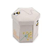 Hobby Gift Bee Applique Hexagon Sewing Kit Natural