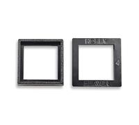 Hobby Heaven 25 to 30mm Square Bases Size Converters For Warhammer Bases - Black Miniature Bases Converters for Wargaming Miniatures Figures - Model Painting Wargame Miniatures (1 pc)