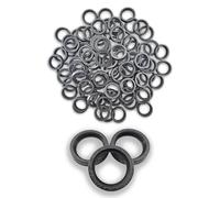 Hobby Heaven 25 to 32mm Round Bases Size Converters For Warhammer Bases - Black Miniature Bases Converters for Wargaming Miniatures Figures - Model Painting Wargame Miniatures (100 pcs)
