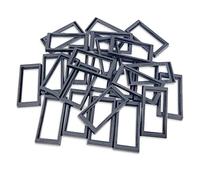 Hobby Heaven 50x24 to 60x30mm Rectangle Bases Size Converters For Wargaming Bases - Black Miniature Bases Converters for Miniatures Figures - Model Painting Wargame Miniatures (25 pcs)