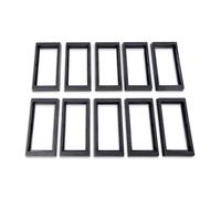 Hobby Heaven 50x24 to 60x30mm Rectangle Bases Size Converters For Wargaming Bases - Black Miniature Bases Converters for Miniatures Figures - Model Painting Wargame Miniatures (10 pcs)