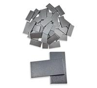 Hobby Heaven 60x30mm Rectangle Plastic Bases Models Miniatures Wargames (50 pcs)