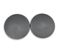 Hobby Heaven 90mm Round Plastic Warhammer Bases - Black Miniature Bases for Wargaming Miniatures Figures - Model Painting Plastic Figures Wargame Miniatures - Durable Tabletop Games Bases (2 pcs)
