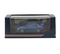 Hobby HJ 1/64 Impreza 22B STi Version GC8 Rally Base Diecast Model Car Limited Collectible 14+ (Carbon Blue-HJ647041BL)
