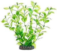 Hobby Hobby Hygrophila Artificial Aquarium Plant, 11.8 x 10.2 x 15.8 cm, Green, 1 Count, Plastic, Potted, Naturalistic, Plant
