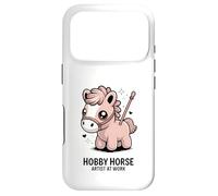 Hobby Horse Artist At Work Cute Pony Rider Case for iPhone 17 Pro