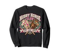 Hobby Horse Club Ride Jump Repeat Kids Hobby Horsing Sweatshirt