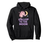 Hobby Horse Gallop To The Moon Pullover Hoodie