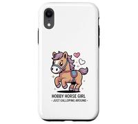 Hobby Horse Girl Just Galloping Around Pony Case for iPhone XR