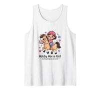 Hobby Horse Girl Just Galloping Around Pony Tank Top