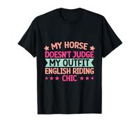 Hobby Horse Rider My Outfit Chic English Riding Horse T-Shirt