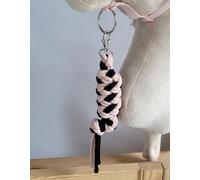Hobby Horse Rope - Black and Powder Pink - No Horse Included