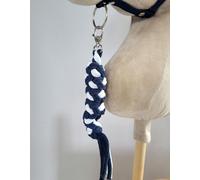 Hobby Horse Rope - White and Navy Blue - No Horse Included