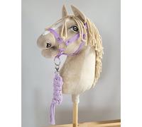 Hobby Horse Set - A3 Halter + Lanyard - Purple - No Horse Included