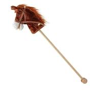 Hobby Horse with Brown Bruno Wonder and Rings
