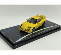 Hobby Japan Initial D Mazda RX-7 FD3S Project D Yellow Diorama Set 1:64 Scale HJ66007AD