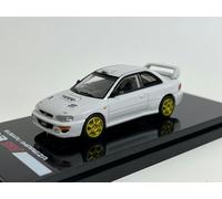 Hobby Japan Subaru Impreza 22B STI White Customised Version Rally Base Car 1:64 Scale HJ641041RW
