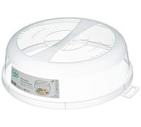 Hobby Life Pack of 2 Clear Microwave Plate Cover Food Dish Lid Ventilated Steam Kitchen, Polypropylene.,