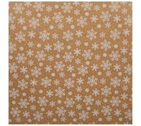 Hobby Lobby Bright White Snowflakes Kraft Christmas Wrapping Paper, Gift Wrap, 30 x 480 Inches, 100 Square Feet