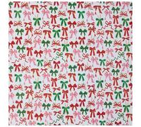 Hobby Lobby Red, Pink & Green Bows Christmas Wrapping Paper, Gift Wrap, 30 x 480 Inches, 100 Square Feet