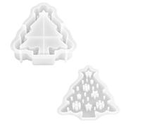 Hobby Mold Christmas Tree Silicone Form for Holiday Casting Projects, Flexible Release Build, Resin Plaster Making Tree Mold Resin Casting Form Plaster Cavity Holiday Decor Tool