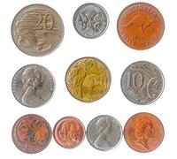 Hobby of Kings Australia 10 Mixed Coins | Cents | Dollars | Queen Elizabeth II | Since 1966