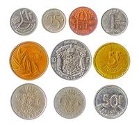Hobby of Kings Belgium 10 Mixed Coins | Centimes | Francs | Old Belgian Currency Before Euro | 1948-2001