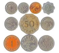 Hobby of Kings Malta 10 Mixed Coins | Maltese Currency | Mils | Cents | Since 1972