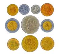 Hobby of Kings Mexico 10 Mixed Coins | Pesos | Centavos | Mexican Currency Since 1970