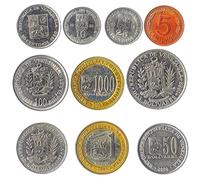 Hobby of Kings Venezuela 10 Mixed Coins | Centimos | Bolivares | Since 1953