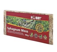 Hobby Terraristik Sphagnum Moss, 100 g, Tropical Substrate for Terrariums and Orchids, Moss for Terrariums, 100% Natural and No Chemical Additives, Moss to Increase Humidity