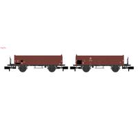 Hobbytrain 24351 SBB L6 Open Wagon Set (2) III N Gauge