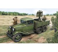 HobbyBoss Model Kit GAZ-AAA with Quad Maxim AA Gun 1:35 Scale - 84571