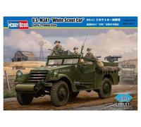 Hobbyboss 1:35 Scale Early Version M3a1 Scout Car Assembly Kit (White)