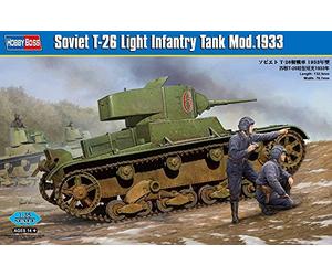 Hobbyboss 1:35 Scale Soviet T-26 Light Infantry Tank Mod 1933" Assembly Kit