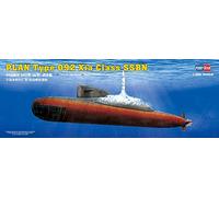 Hobbyboss 1:350 Scale PLAN Type 092 Xia Class Submarine Model Kit (Grey)