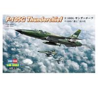Hobbyboss 1:48 Scale F-105G Thunderchief Model Kit (Grey)