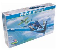 Hobbyboss 1:48 Scale F6F-5 Hellcat Model Kit (Grey)