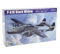 Hobbyboss 1:48 Scale US P-61C Black Widow Model Kit (Grey)