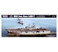 Hobbyboss 1:700 Scale USS Iwo Jima LHD-7" Model Kit (Grey)