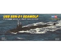 Hobbyboss 1:700 Scale USS SSN-21 Seawolf Attack Submarine Model Kit (Grey)