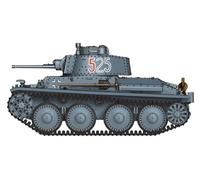 Hobbyboss 1:72 - German Pz.Kpfw. 38(t) Ausf.E/F