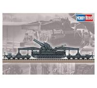 Hobbyboss 82961 - 1:72 German KARL-Geraet 040/041 on Railway Transport Carrier