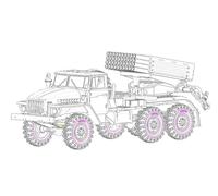 Hobbyboss 1:72 - Russian BM-21 Grad Late Version
